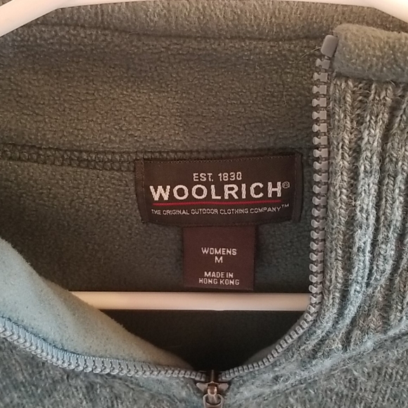 WOOLRICH teal pullover - Picture 2 of 4